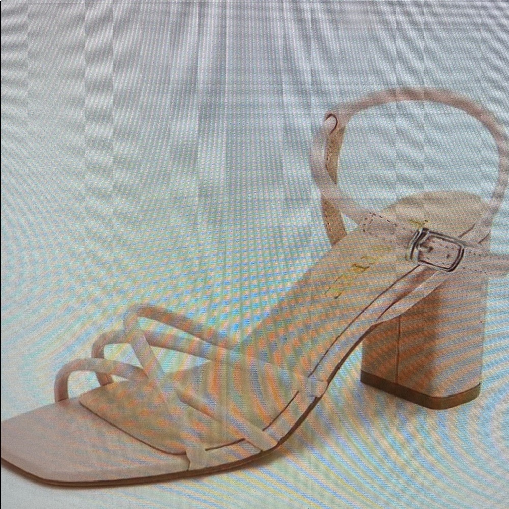 NIB Tinstree Strappy heeled Sandals size 7 pink